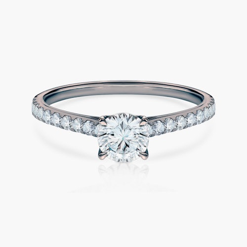 Pierścionek zaręczynowy Share Your Love: czarne złoto, diament